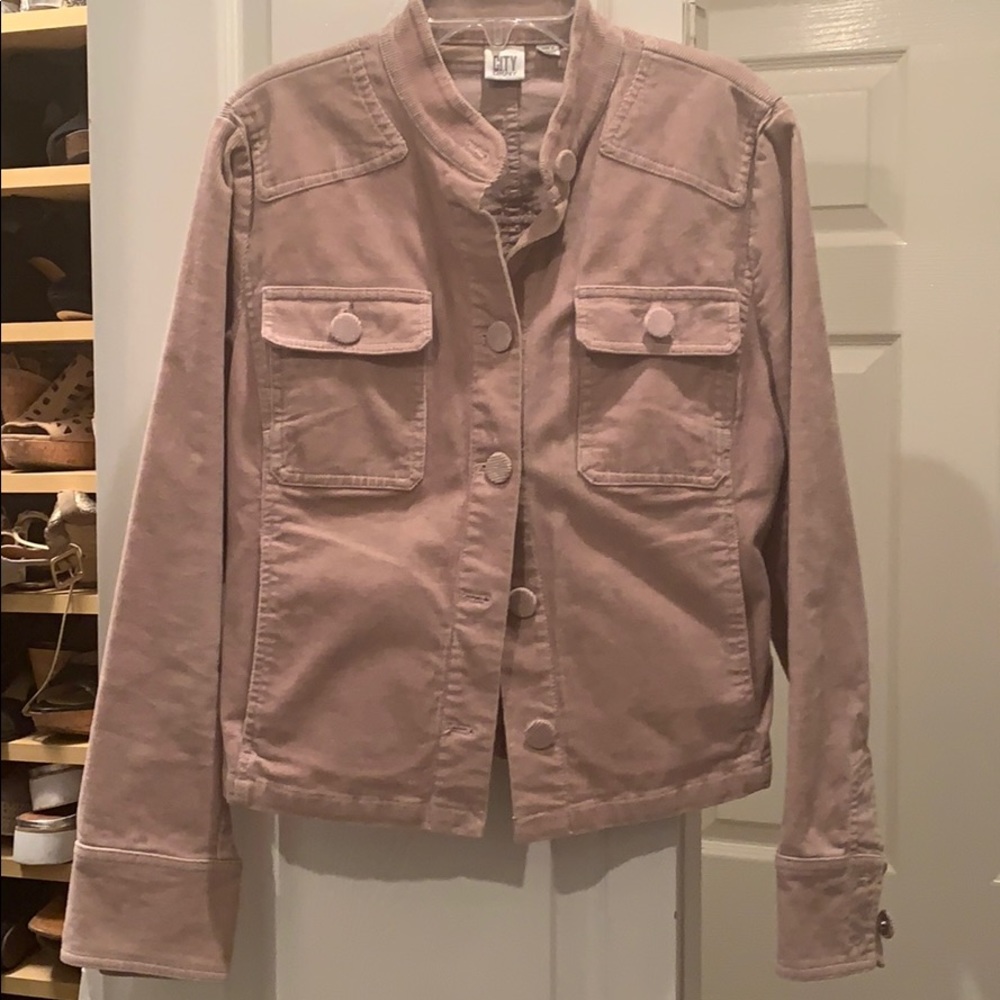 Stylish light weight corduroy jacket